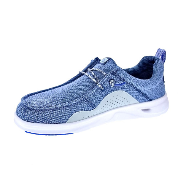 Mocasines Hey Dude zapatos Hombre modelo Wally Hey20 Azul Elástico