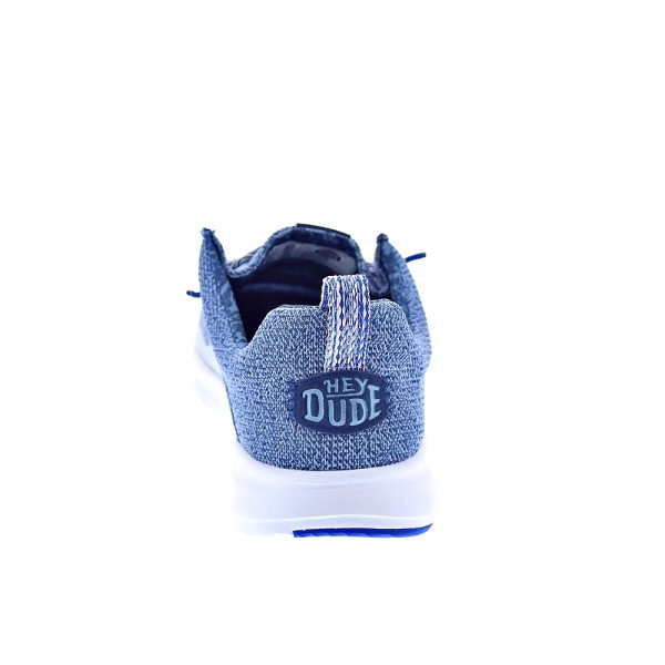 Mocasines Hey Dude zapatos Hombre modelo Wally Hey20 Azul Elástico