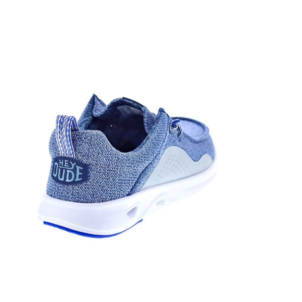 Mocasines Hey Dude zapatos Hombre modelo Wally Hey20 Azul Elástico
