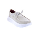 Mocasines Hey Dude zapatos Mujer modelo Wendy Peak Beige Elástico