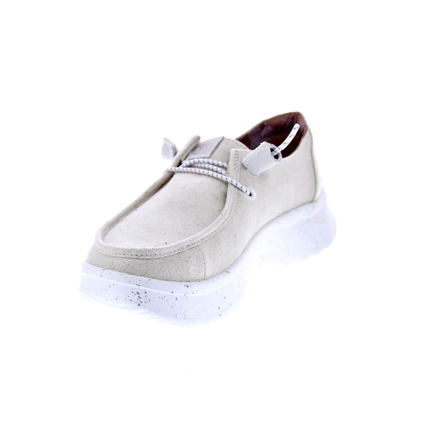 Mocasines Hey Dude zapatos Mujer modelo Wendy Peak Beige Elástico