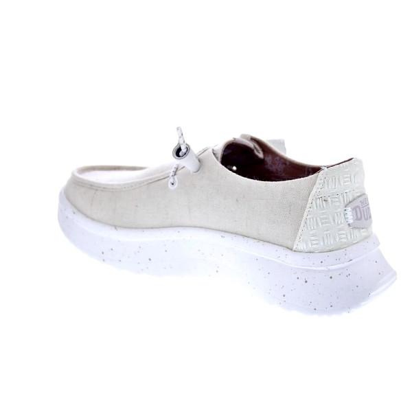 Mocasines Hey Dude zapatos Mujer modelo Wendy Peak Beige Elástico