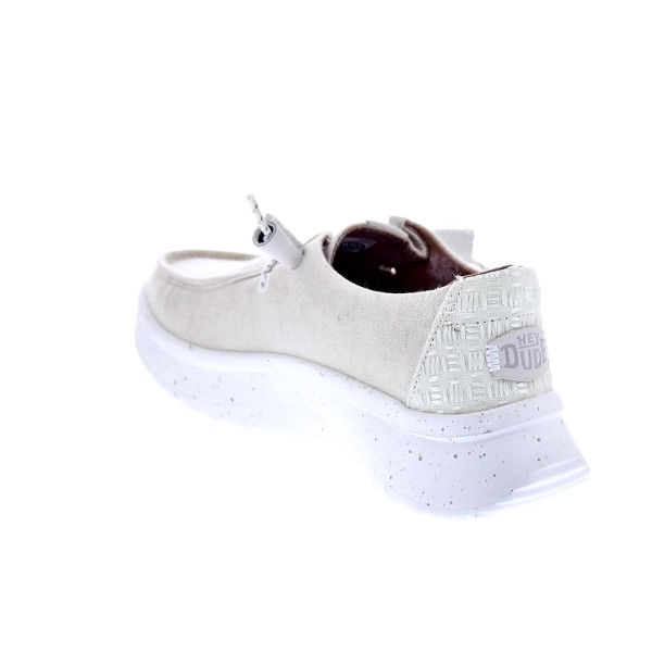 Mocasines Hey Dude zapatos Mujer modelo Wendy Peak Beige Elástico