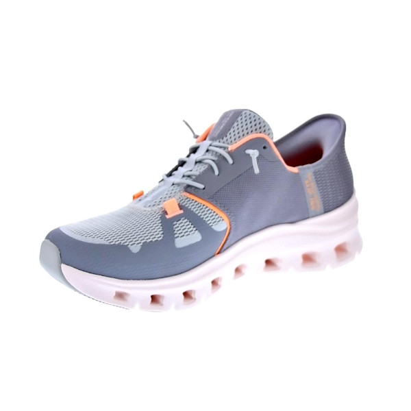 Zapatillas Skechers zapatos Mujer modelo Slip-ins G Lide Gris Elástico