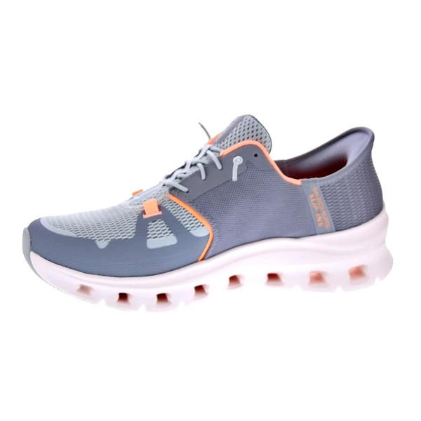 Zapatillas Skechers zapatos Mujer modelo Slip-ins G Lide Gris Elástico