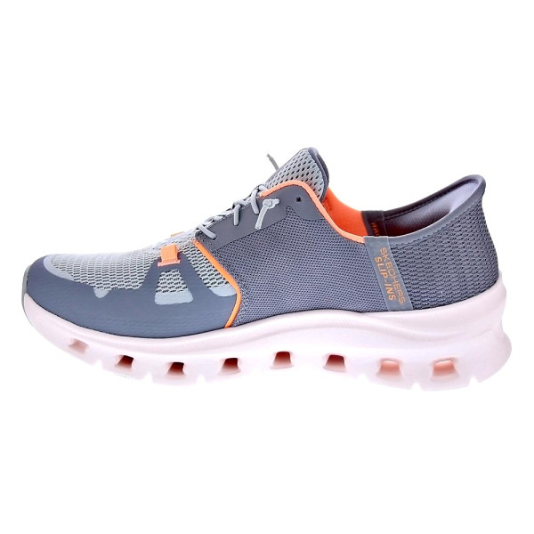 Zapatillas Skechers zapatos Mujer modelo Slip-ins G Lide Gris Elástico