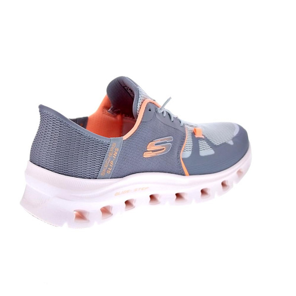 Zapatillas Skechers zapatos Mujer modelo Slip-ins G Lide Gris Elástico