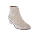Botines Alpe zapatos Mujer modelo 5049 Beige Cremallera