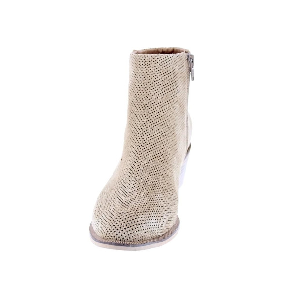 Botines Alpe zapatos Mujer modelo 5049 Beige Cremallera