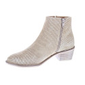 Botines Alpe zapatos Mujer modelo 5049 Beige Cremallera
