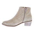 Botines Alpe zapatos Mujer modelo 5049 Beige Cremallera