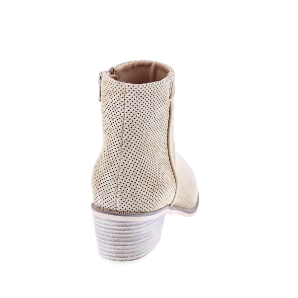 Botines Alpe zapatos Mujer modelo 5049 Beige Cremallera