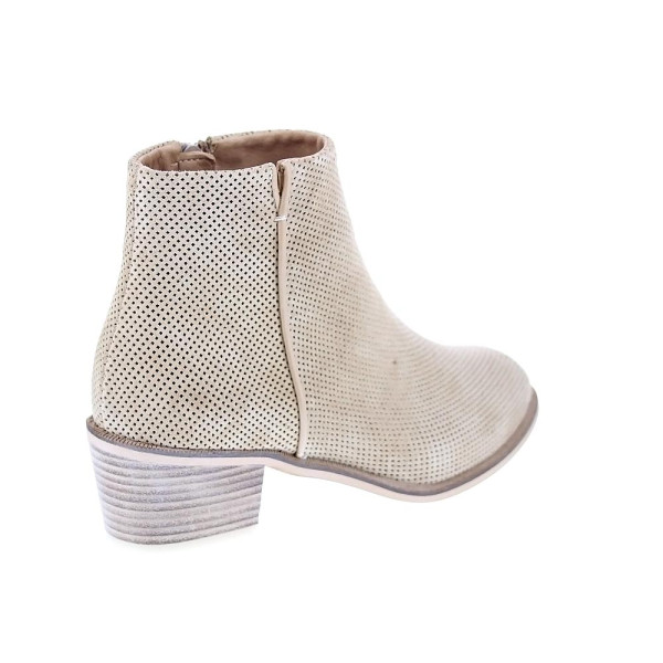 Botines Alpe zapatos Mujer modelo 5049 Beige Cremallera