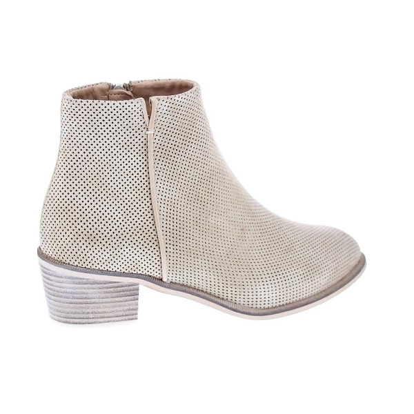 Botines Alpe zapatos Mujer modelo 5049 Beige Cremallera