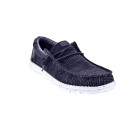 Mocasines Hey Dude zapatos Hombre modelo Wally Stretch Negro Elástico