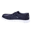 Mocasines Hey Dude zapatos Hombre modelo Wally Stretch Negro Elástico