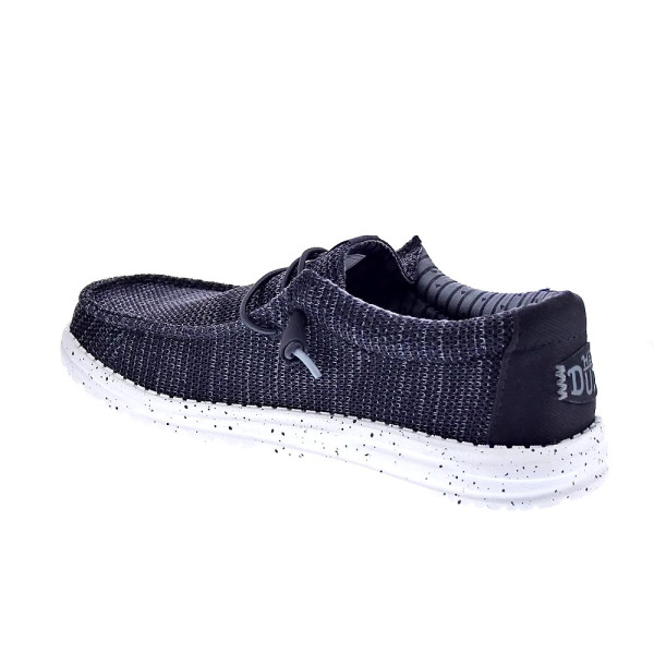 Mocasines Hey Dude zapatos Hombre modelo Wally Stretch Negro Elástico