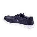 Mocasines Hey Dude zapatos Hombre modelo Wally Stretch Negro Elástico