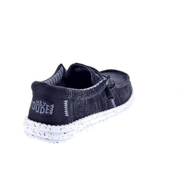 Mocasines Hey Dude zapatos Hombre modelo Wally Stretch Negro Elástico