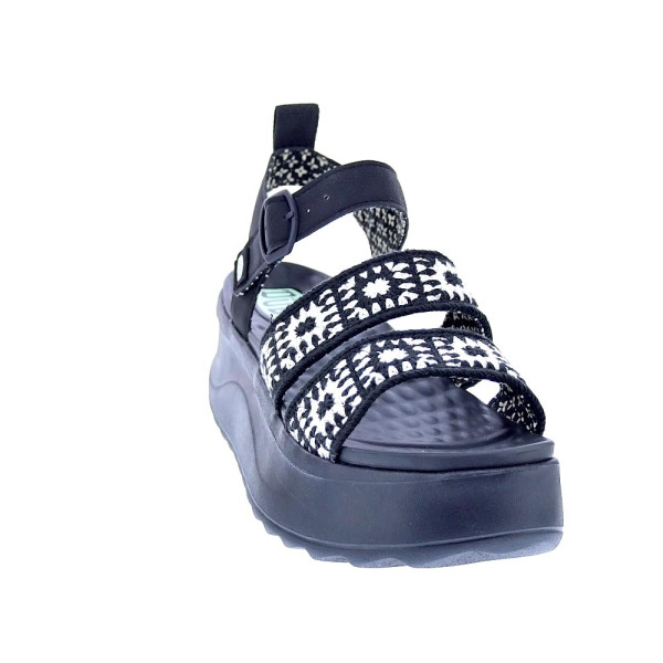 Sandalias Hey Dude zapatos Mujer modelo Delray Buckle Negro Hebilla