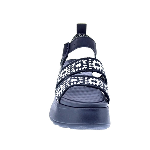 Sandalias Hey Dude zapatos Mujer modelo Delray Buckle Negro Hebilla