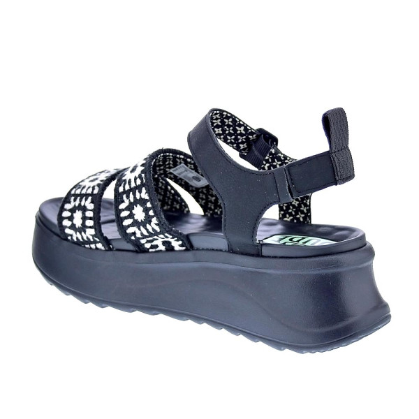 Sandalias Hey Dude zapatos Mujer modelo Delray Buckle Negro Hebilla