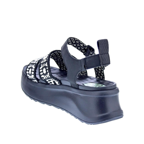 Sandalias Hey Dude zapatos Mujer modelo Delray Buckle Negro Hebilla
