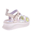 Sandalias Hey Dude zapatos Mujer modelo Delray Buckle Beige Hebilla