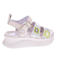 Sandalias Hey Dude zapatos Mujer modelo Delray Buckle Beige Hebilla