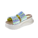 Sandalias Hey Dude zapatos Mujer modelo Delray Slide Azul Velcro