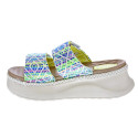 Sandalias Hey Dude zapatos Mujer modelo Delray Slide Azul Velcro