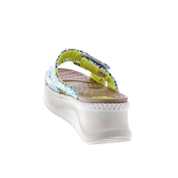 Sandalias Hey Dude zapatos Mujer modelo Delray Slide Azul Velcro