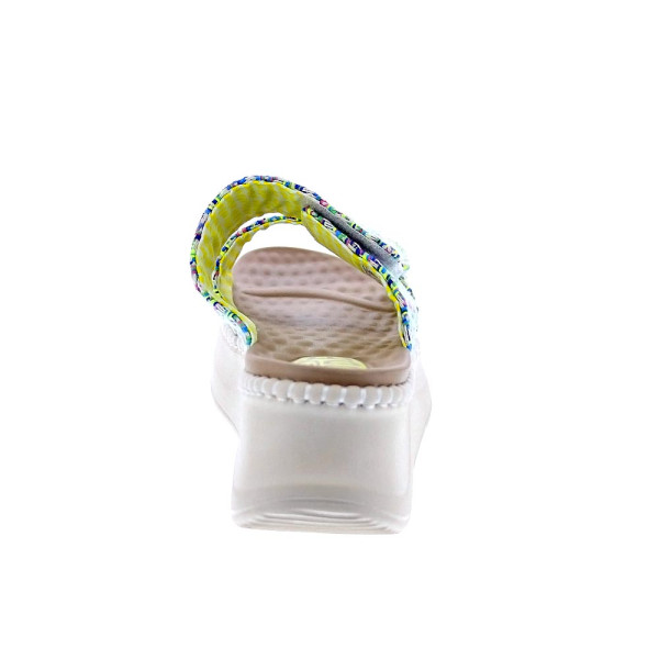 Sandalias Hey Dude zapatos Mujer modelo Delray Slide Azul Velcro