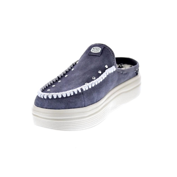 Mocasines Hey Dude zapatos Mujer modelo Austin Lift Gris 