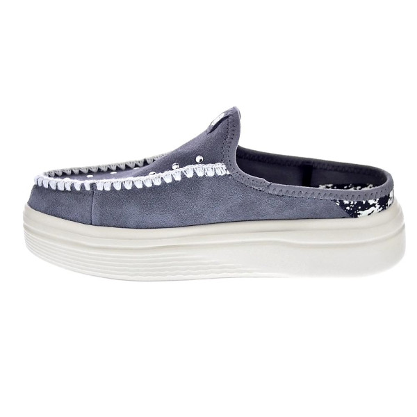 Mocasines Hey Dude zapatos Mujer modelo Austin Lift Gris 