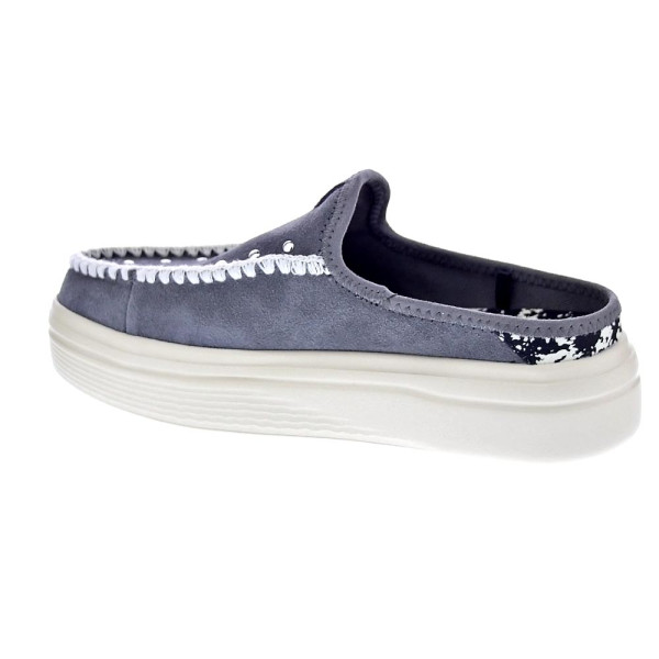 Mocasines Hey Dude zapatos Mujer modelo Austin Lift Gris 