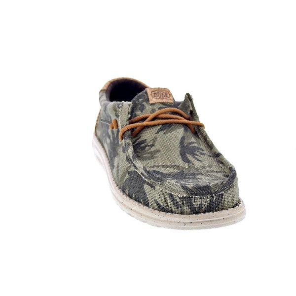 Mocasines Hey Dude zapatos Hombre modelo Wally Palm Marrón Elástico