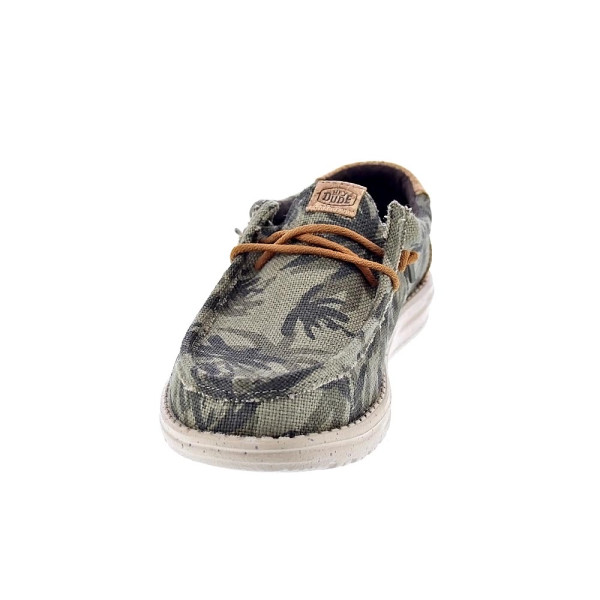 Mocasines Hey Dude zapatos Hombre modelo Wally Palm Marrón Elástico