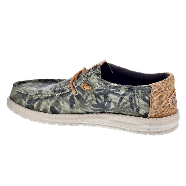 Mocasines Hey Dude zapatos Hombre modelo Wally Palm Marrón Elástico