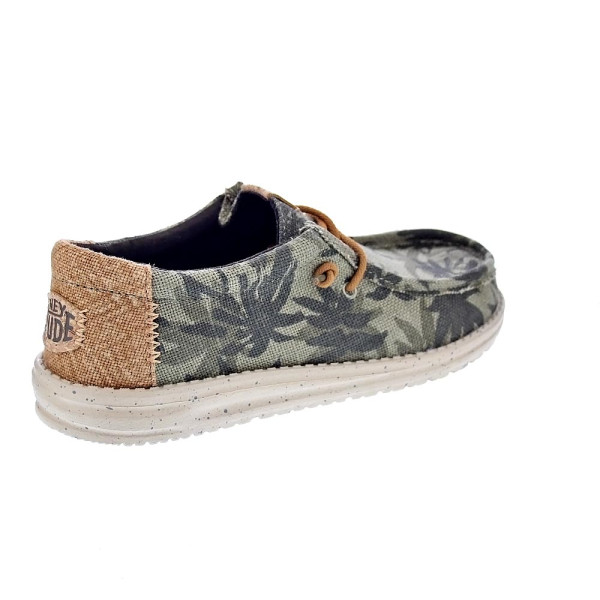 Mocasines Hey Dude zapatos Hombre modelo Wally Palm Marrón Elástico