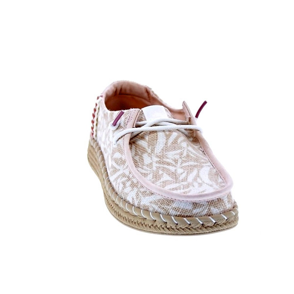 Mocasines Hey Dude zapatos Mujer modelo Wendy Espadrille Rosa Elástico