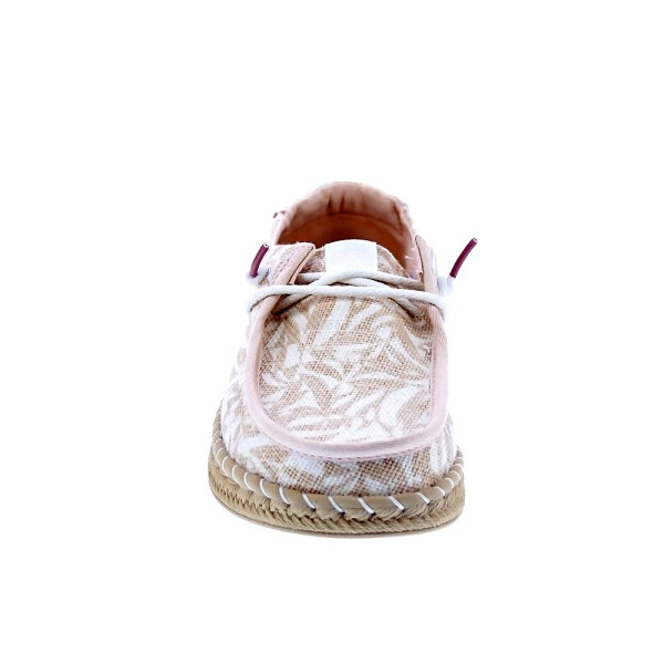 Mocasines Hey Dude zapatos Mujer modelo Wendy Espadrille Rosa Elástico