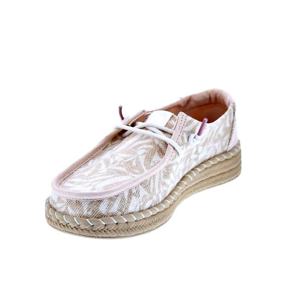 Mocasines Hey Dude zapatos Mujer modelo Wendy Espadrille Rosa Elástico