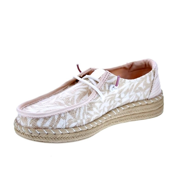 Mocasines Hey Dude zapatos Mujer modelo Wendy Espadrille Rosa Elástico