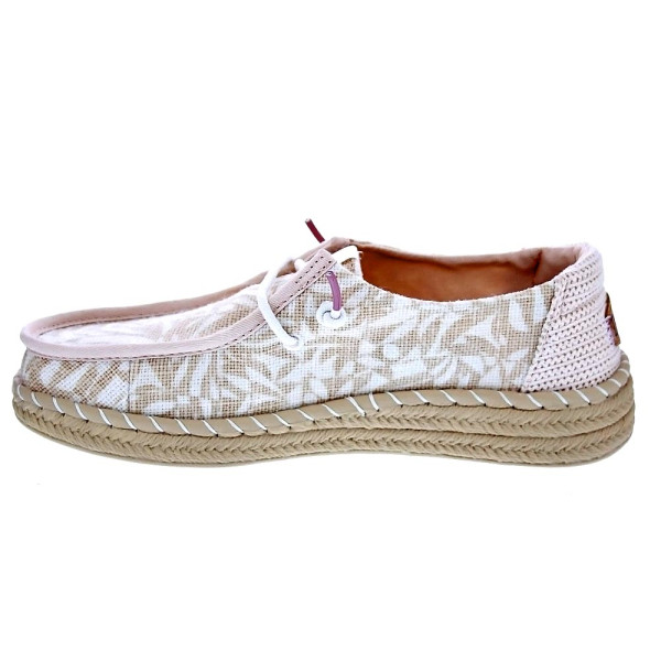 Mocasines Hey Dude zapatos Mujer modelo Wendy Espadrille Rosa Elástico