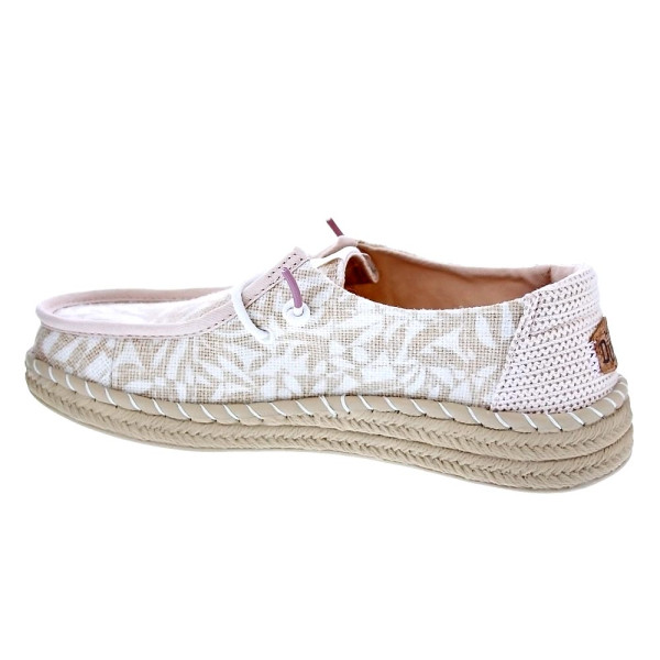 Mocasines Hey Dude zapatos Mujer modelo Wendy Espadrille Rosa Elástico