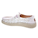 Mocasines Hey Dude zapatos Mujer modelo Wendy Espadrille Rosa Elástico