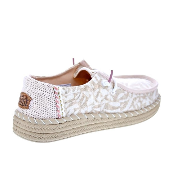 Mocasines Hey Dude zapatos Mujer modelo Wendy Espadrille Rosa Elástico