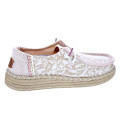 Mocasines Hey Dude zapatos Mujer modelo Wendy Espadrille Rosa Elástico