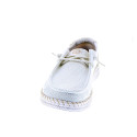 Mocasines Hey Dude zapatos Mujer modelo Wendy Espadrille Blanco Elástico